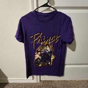 Prince Purple Rain T Shirt Motorcycle Graphic Small Mens Music Band Tee